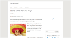 Desktop Screenshot of lisamcope.com