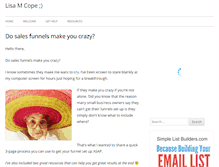 Tablet Screenshot of lisamcope.com